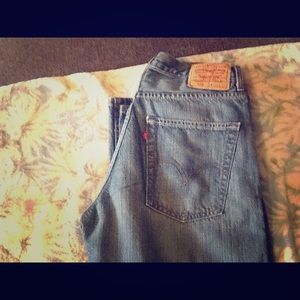 Blue Levi's jeans